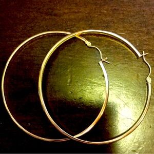 Gold Big Hoops